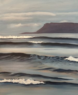 Warm for April 400x500mm - sold