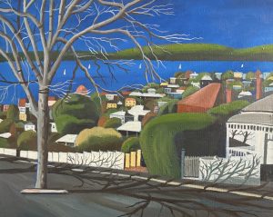 Forest Road 400x500mm acrylic on canvas - contact me to purchase