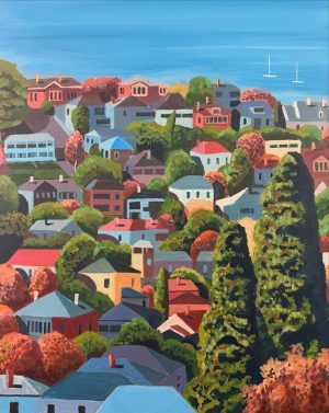 A still afternoon 400x500mm acrylic on canvas - sold