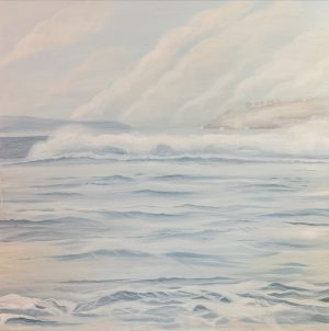Sea fog 610x610mm acrylic on canvas