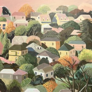 A different light 460x460mm acrylic on canvas