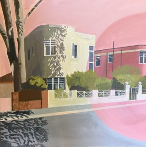 Lambert Avenue 460x460mm acrylic on canvas