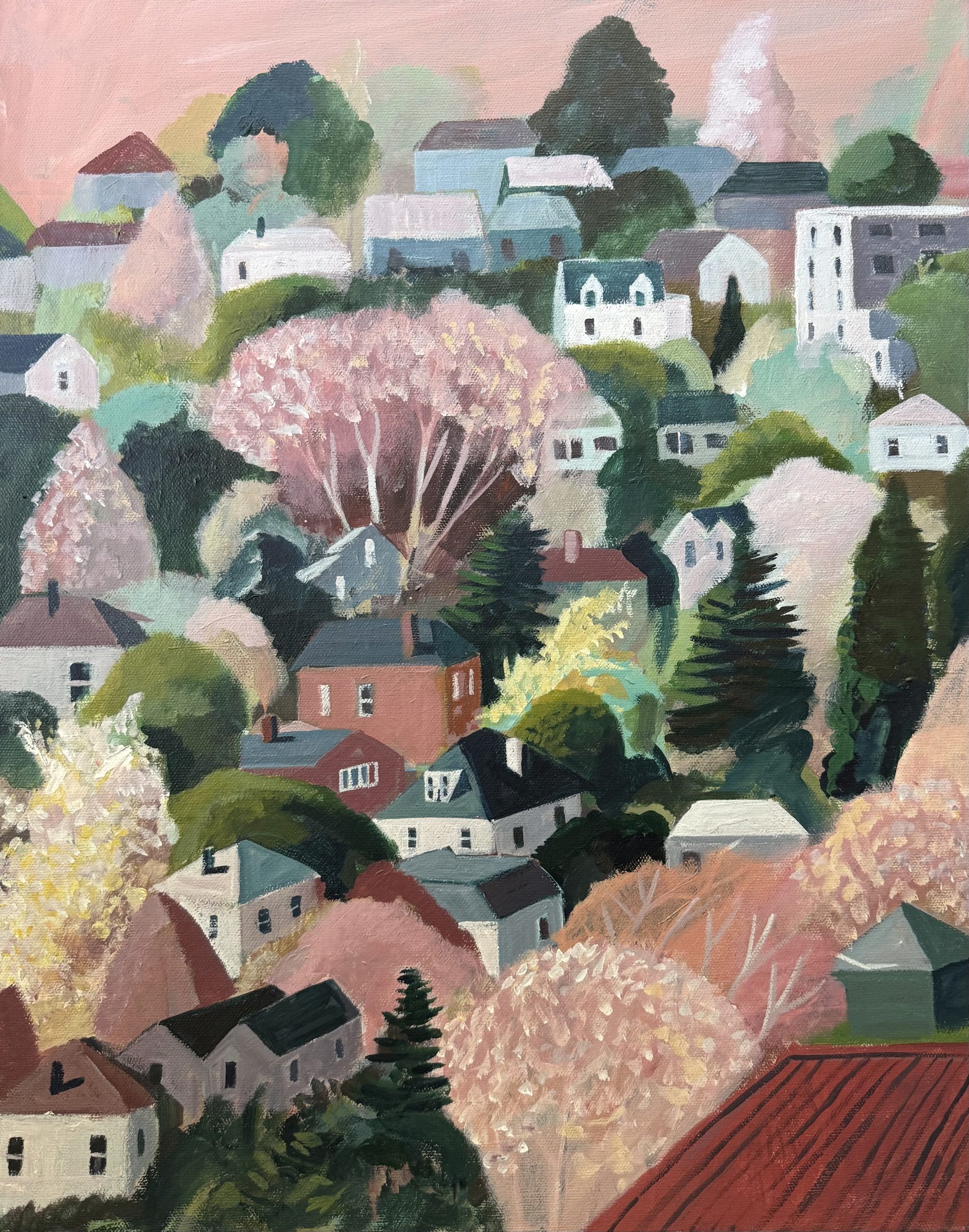 A different light no 2 400x500mm acrylic on canvas