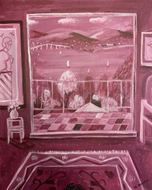 Derwent View 400x500mm acrylic on canvas