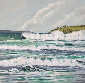 Summerish 610x610mm acrylic on canvas