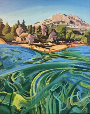 Dancing light 400x500mm acrylic on canvas