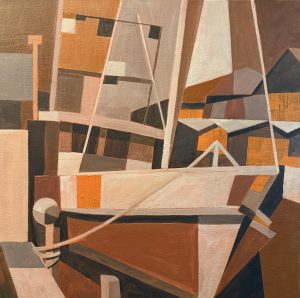 After the catch 460x460mm acrylic on canvas