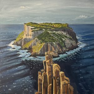 The island no.3 460x460mm acrylic on canvas