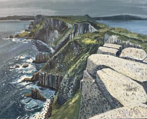 Cape Hauy view 400x500mm acrylic on canvas