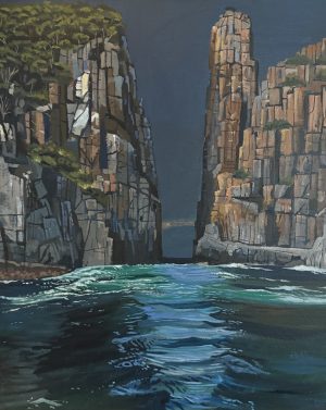 The rolling seas 400x500mm acrylic on canvas - on hold